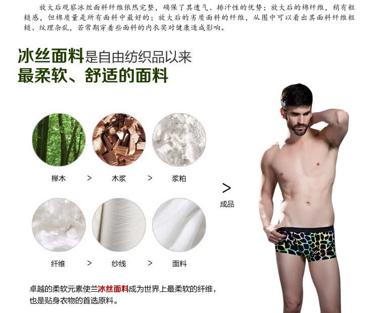 贴身尚品TSSHOW<em>男士</em>冰丝高根豹纹<em>豹纹内裤</em>