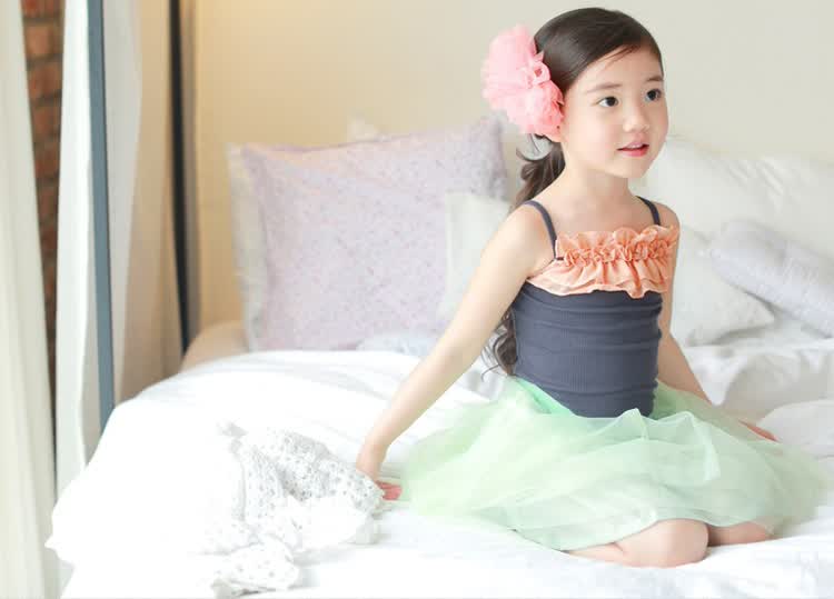 麦栗2014夏季新款时尚<em>女童</em>韩版<em>女童吊带衫</em>清
