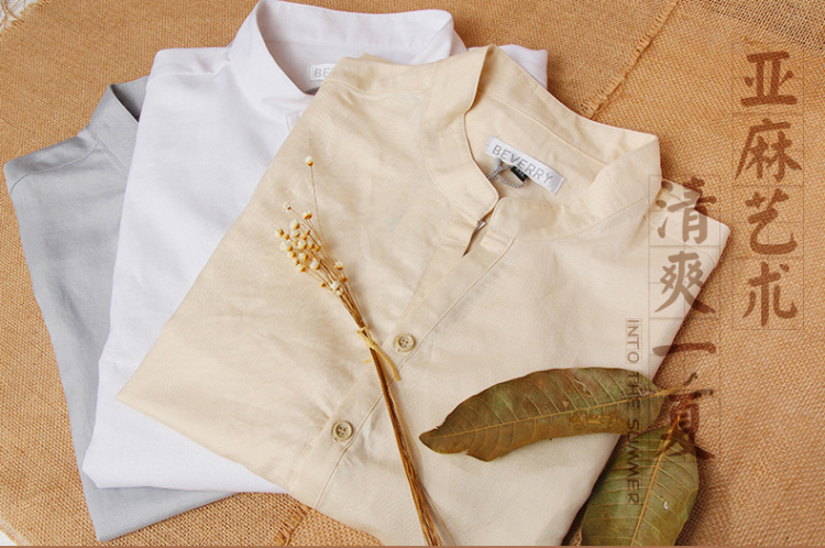 京东商城 比菲力(BEVERRY)夏季新品亚麻衬衫