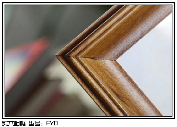 
                                        约美（YeaMee） 约美 创意儿童挂墙6 7 810 12寸相片架定制相框办公实木摆台 浅棕色 12寸(20.3x30.5cm)                