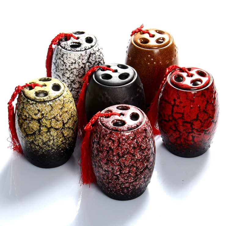 帝 大号腰鼓 茶叶罐陶瓷 窑变密封罐普洱罐醒茶