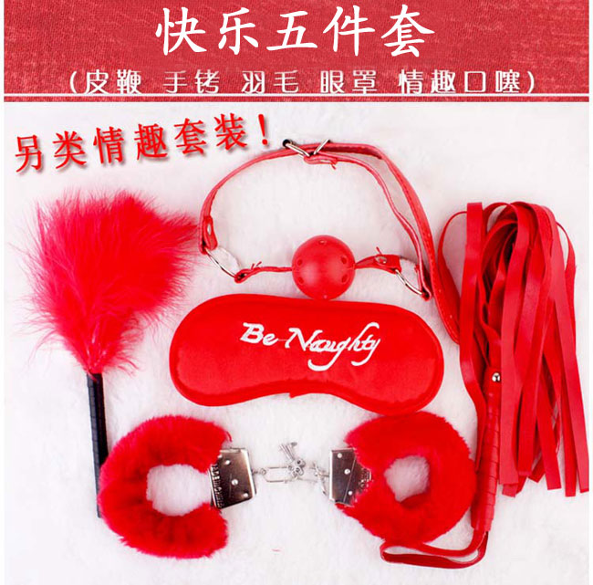 成人情趣性用品 快乐五件套捆绑束缚游戏 情趣套装 sm用品/sm道具