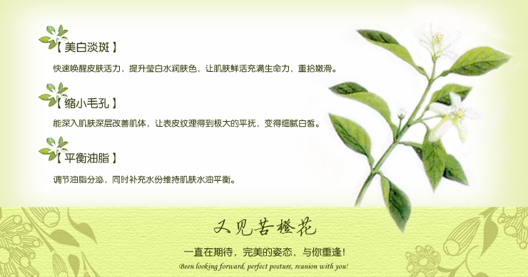 澳娜莉亚(ornalia) 苦橙花纯露化妆水100ml美