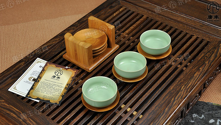 唐丰 功夫茶垫杯垫 茶杯托 茶托 杯托 隔热垫《杯托组》tf-180 杯托组