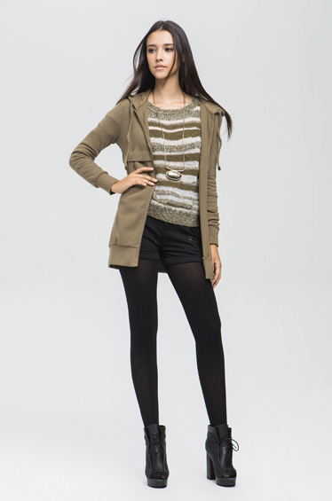 ibudu伊布都2013新款秋装 修身通勤简约开衫上