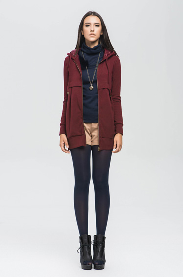 ibudu伊布都2013新款秋装 修身通勤简约开衫上