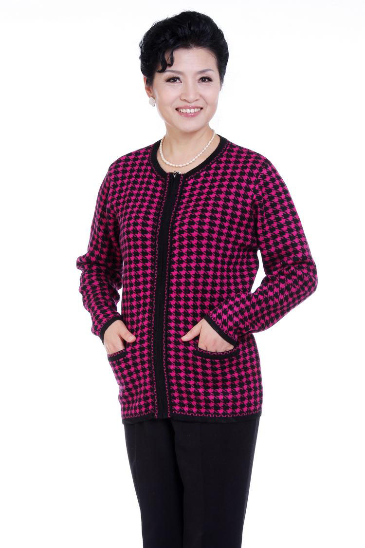 吉梅<em>中老年</em>女装秋装<em>毛衣</em>2013新款中年女装羊
