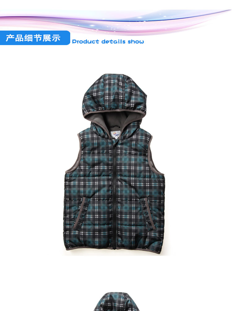 卡波树童装儿童<em>棉马甲</em>宝宝<em>男童</em>马夹韩版儿童背