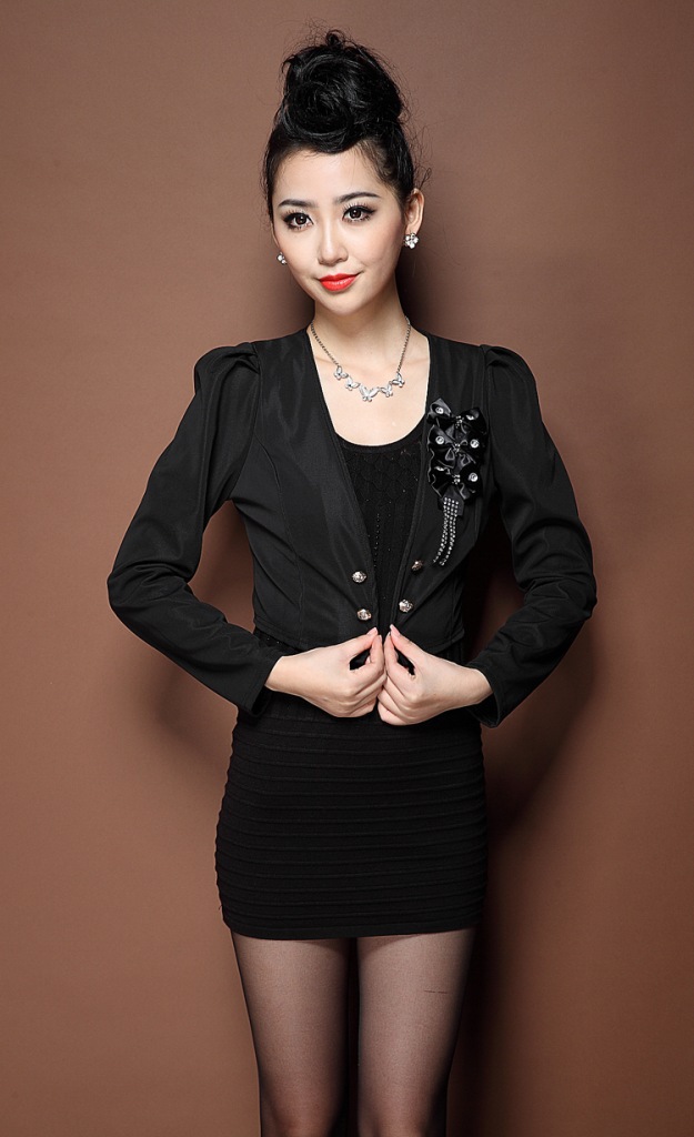 小西服春秋百搭 女士小西服修身春秋