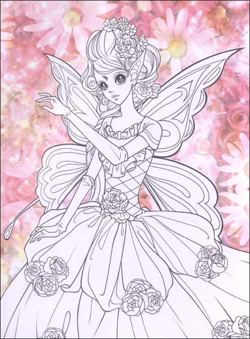 公主涂色本哪里买卖比较好的 儿童画本蜡笔涂