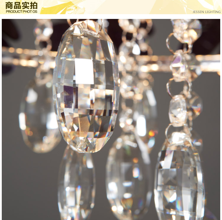 金盛马 现代简约 紫色时尚 三头欧式田园餐厅吊灯6201 吸顶式