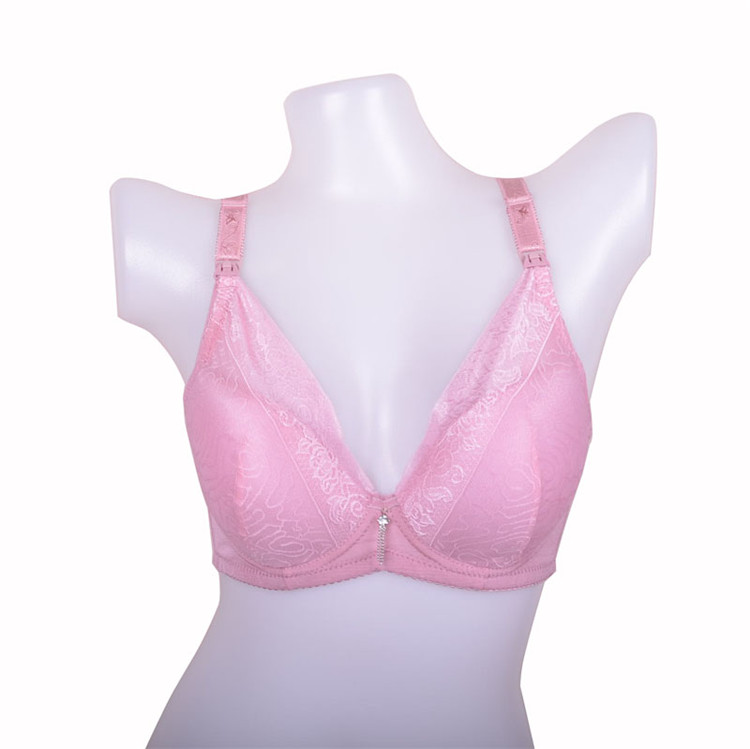 依娜芬 孕妇纯棉 产妇哺乳<em>文胸</em> 防下垂<em>带</em>钢圈 哺