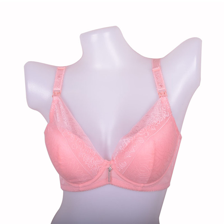 依娜芬 孕妇纯棉 产妇哺乳<em>文胸</em> 防下垂<em>带</em>钢圈 哺