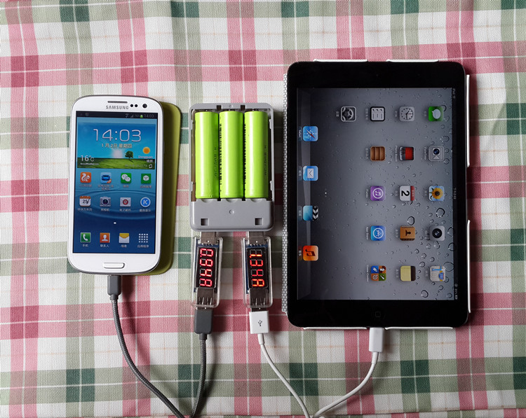 炬为(JUWEI)usb充电器电流表电压表精准测试