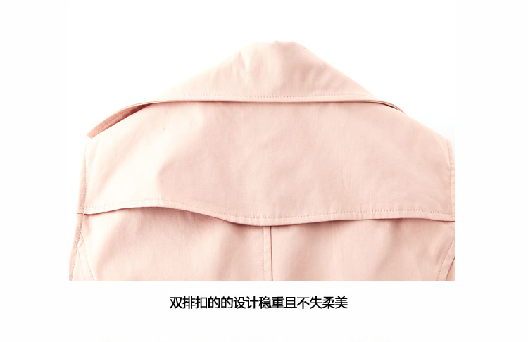 米多立女装<em>无袖风衣 女</em> 双排扣<em>无袖风衣外套</em> <em>女</em>