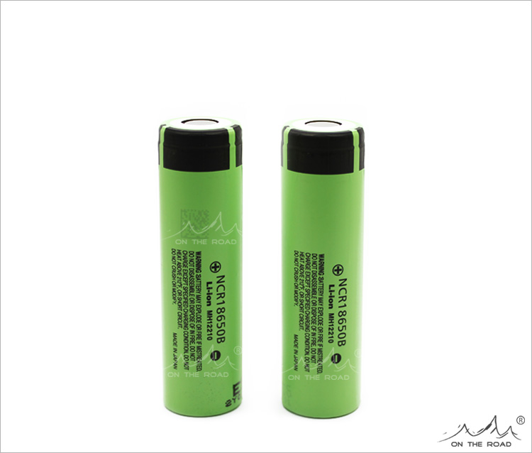 在路上平头18650锂电池 松下3400mAh 3400毫