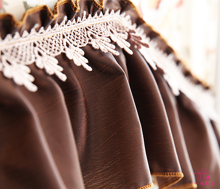 蕾丝柜机空调罩田园布艺立式空调罩子防尘罩柜