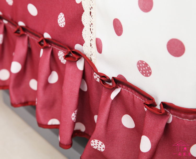 蕾丝柜机空调罩田园布艺立式空调罩子防尘罩柜