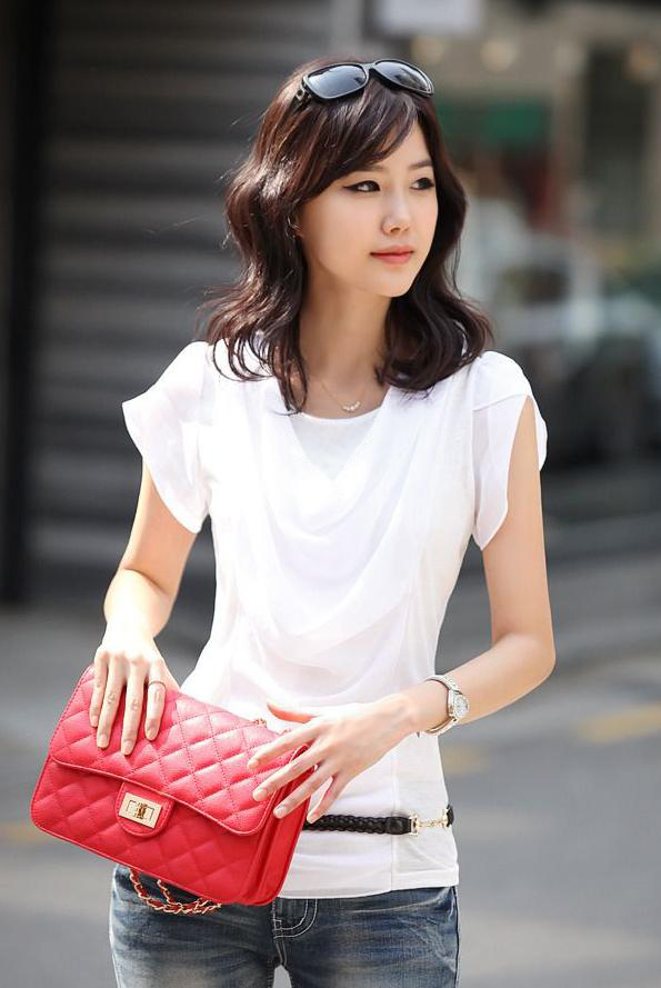 夏季半袖上衣牌子好不好 蝙蝠半袖条纹上衣哪