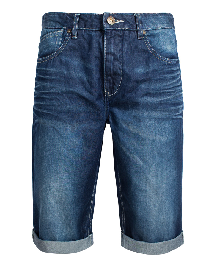 s杰克琼斯时尚休闲含天丝<em>男士低腰牛仔短裤</em>O