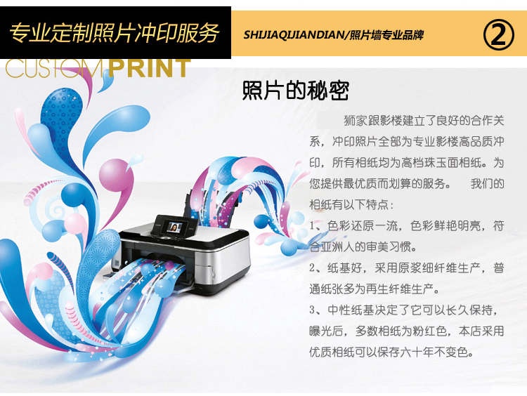 
                                        狮家进口实木照片墙创意欧式相片墙 大尺寸相框墙组合10框 白色相框+宁静港湾画芯                