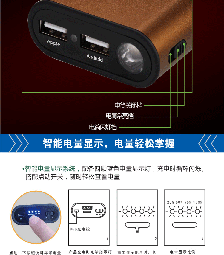 
                                        伊暖儿智能王暖手宝四面热USB充电暖手宝充电暖宝 黑色                
