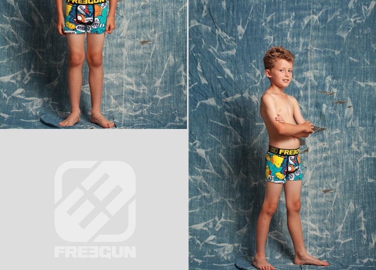FREEGUN 京品年货 纯棉印花儿童<em>潮男内裤</em> 纯