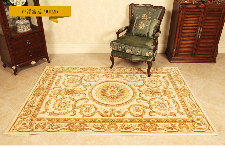 精工 奢华高端大气上档次欧式羊毛混纺卧室客