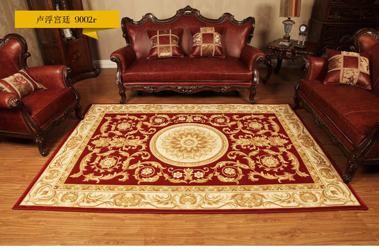 精工 奢华高端大气上档次欧式羊毛混纺卧室客