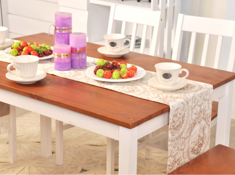 青岛一木家具 松木餐桌椅组合 实木家具 小户型