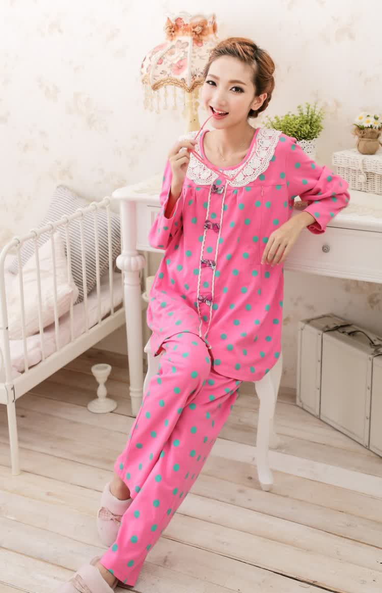 慈颜 春秋季孕妇<em>睡衣产妇</em>外出<em>月子服秋冬</em> 产后