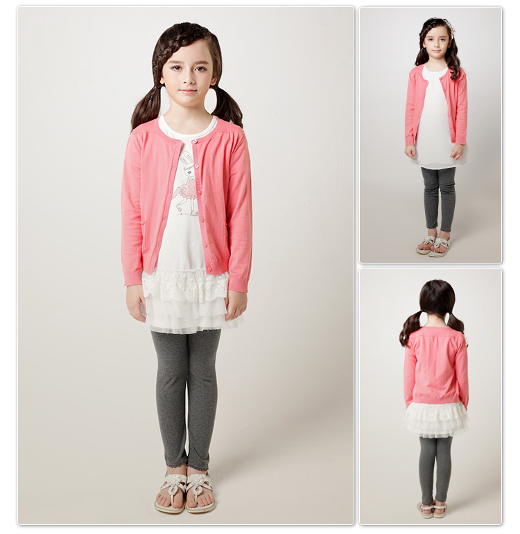 安奈儿Annil童装 <em>女童开衫</em>毛衣 2014春装新款 