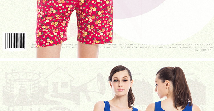 三枪家居裤 舒木尔家居<em>女短裤</em> 紫花 <em>XL</em>怎么样?