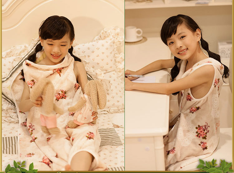要要童装 女童<em>睡衣</em>多<em>功能</em>睡袋儿童防踢毛毯怎