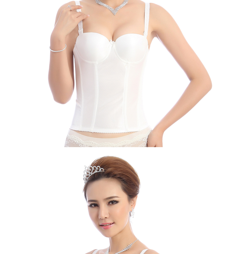 新娘婚纱塑身衣<em>内衣带文胸</em>聚拢托胸塑腰<em>束身</em>束
