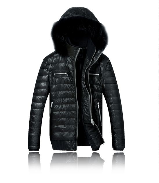 <em>马克华菲秋冬</em>新款正品男装羽绒服<em>男外套</em>双层领