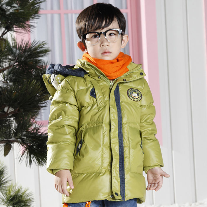 韦氏+儿童羽绒服+男童中长款