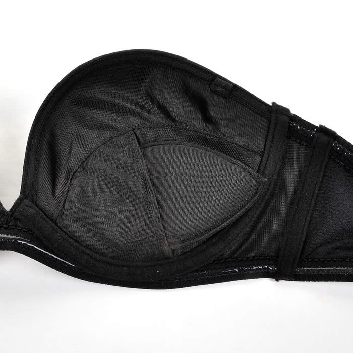 深V性感<em>无肩带文胸</em>防滑落 婚纱礼服新娘内衣聚