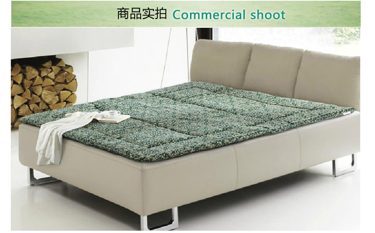 
                                        罗莱家纺 可折叠床垫床褥双人单人床垫子加厚床垫 LY157 150cm*200cm                