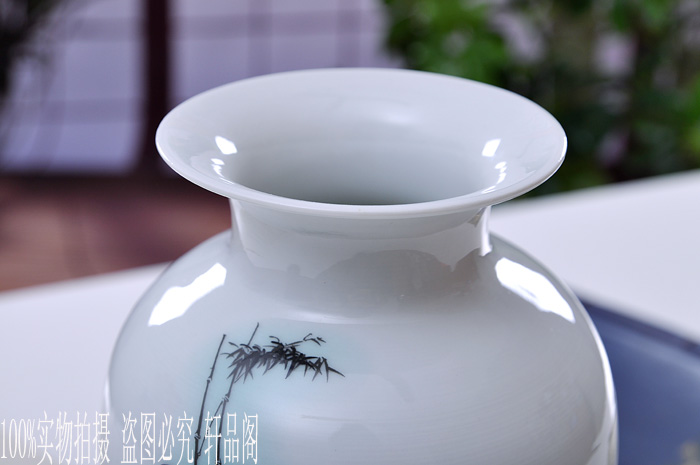 【轩品阁】景德镇陶瓷器花瓶 现代时尚 家居摆设件 装饰品 工艺品 宜家