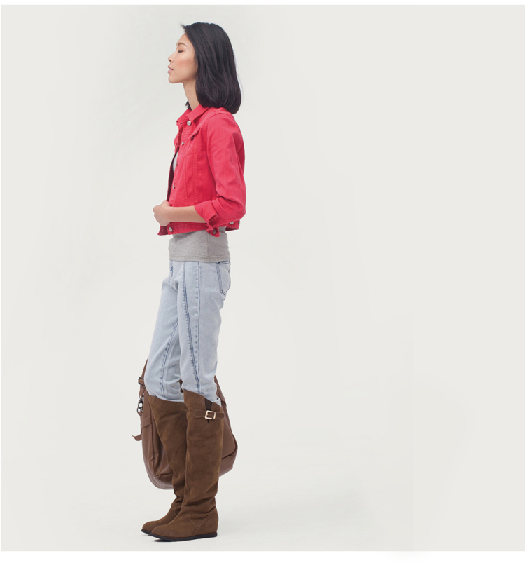 双12扫货季 AMII2013秋装新款女装百搭糖果彩