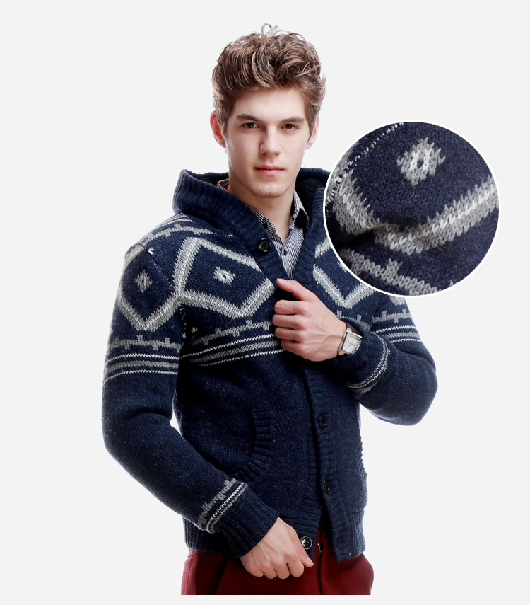 nnywell森迪维尔2014新款 男士个性花纹 休闲时