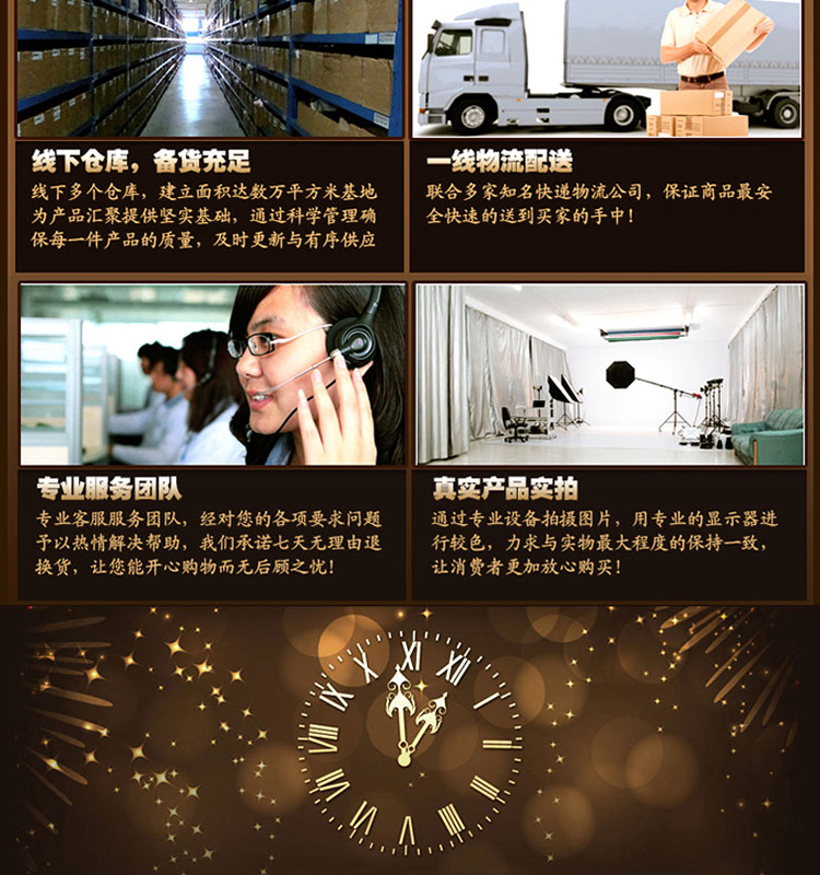 丽盛卡斯拉创意时尚挂钟静音欧式田园仿古客厅石英钟表摆钟个性时钟挂表挂钟圆形钟表 图片色KSM002