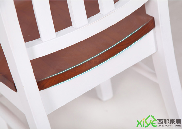 西耶客厅家具 实木餐桌四人餐桌桌椅组合一桌