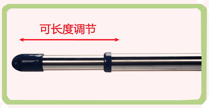 
                                        典尚智佳 不锈钢伸缩晾衣杆 3节组成 1.7--3米(MH-0310) 3米加粗C款0301                