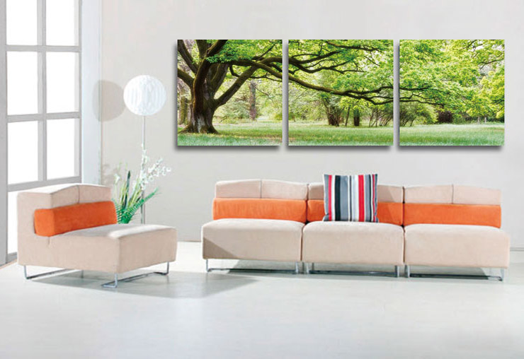 【蓝果】无框画客厅沙发背景墙时尚装饰画家居