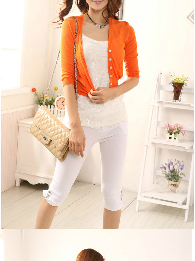 贞雅恩 2014春夏秋新款<em>针织开衫</em>小外套<em>女短款</em>