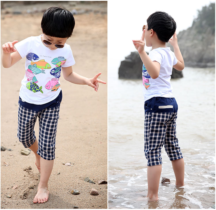 支持货到付款博士牛儿童休闲裤<em>男童短裤</em>中大童