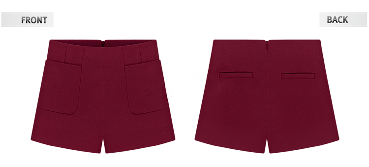 韩洛浠<em>韩版短裤女</em>秋<em>冬</em>款百搭休闲通勤靴裤YL