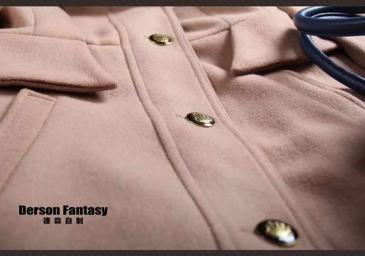 洲站欧美风 UR新款秋装冬装新品<em>毛呢外套</em>大衣